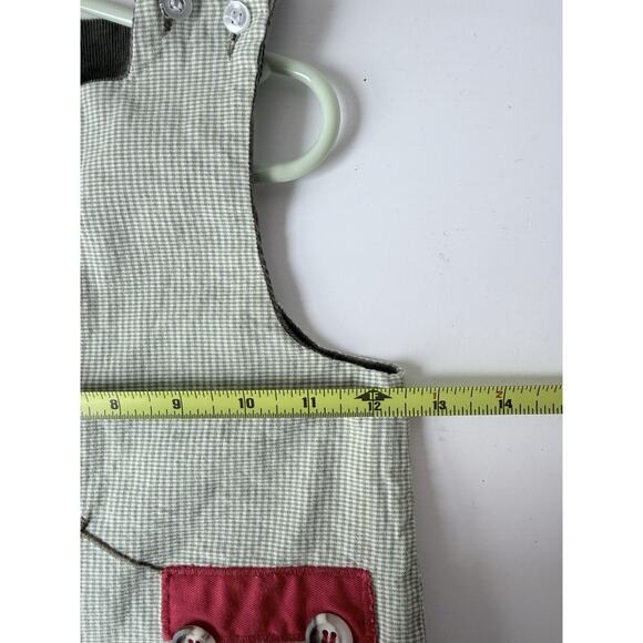 The Bailey Boys Reversible Overalls 3T 4T Fish Camp USA Green Courduroy - Picture 10 of 12